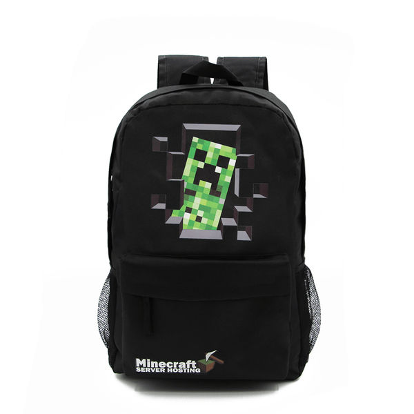 Рюкзак Minecraft Creeper Крипер черный