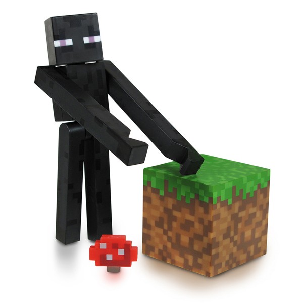 Фигурка Minecraft Enderman Странник края с аксессуарами, 8см