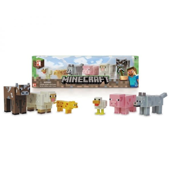 Набор фигурок Minecraft Animal Core pack (Энимал Кор), 8 см