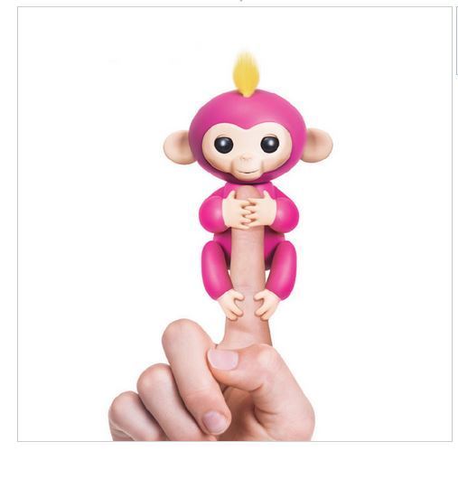 Интерактивная игрушка "Ручная обезьянка" Fingerlings Белла (розовая), 12 см