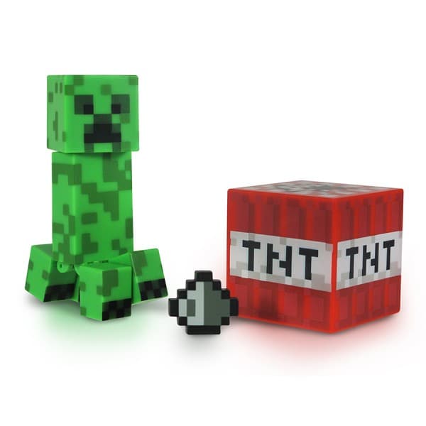 Фигурка Minecraft Creeper Крипер с аксессуарами, 8см