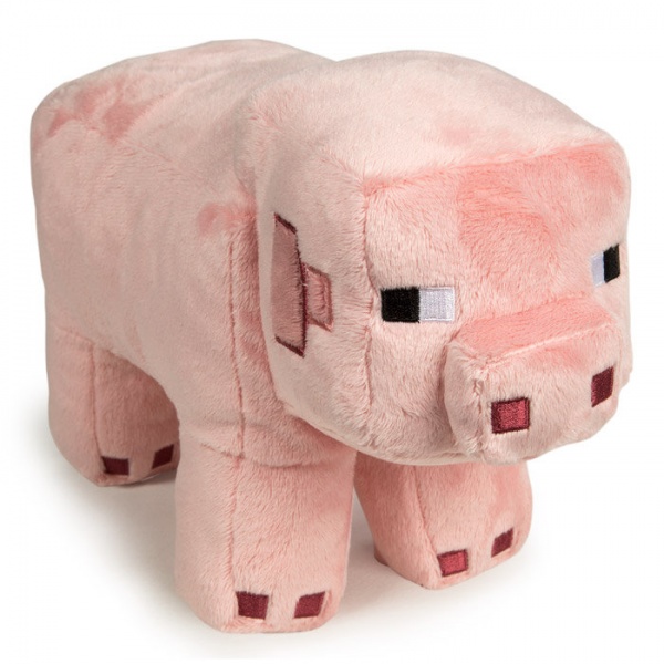 Плюшевая игрушка Поросенок Minecraft Big Pig, 30см