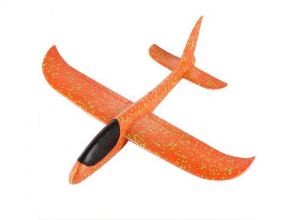Планер- самолет метательный, оранжевый