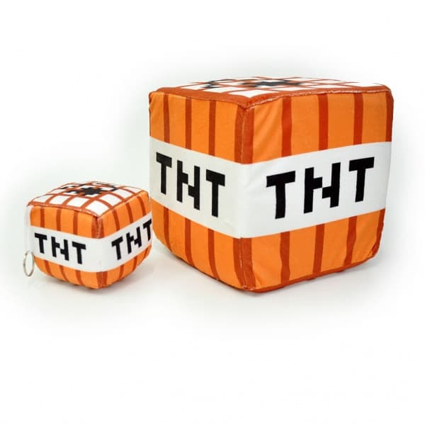Плюшевая игрушка куб TNT Block большой, 20см