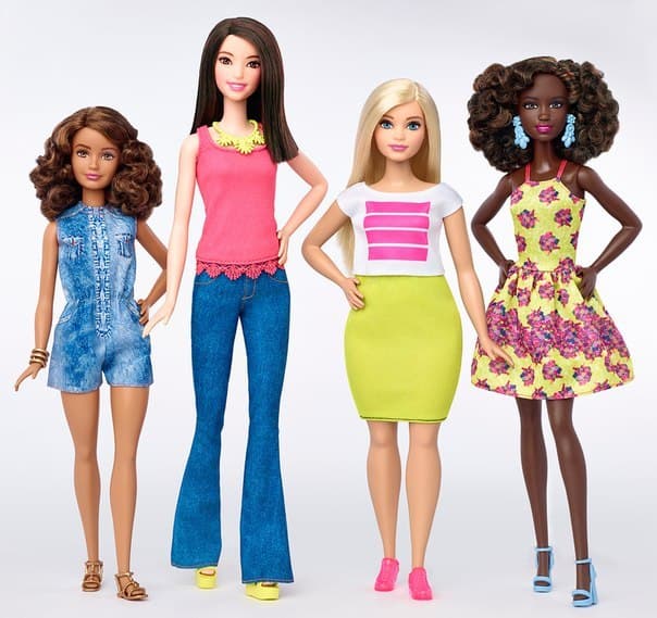 Mattel выпустила куклу Барби с «нестандартными» формами