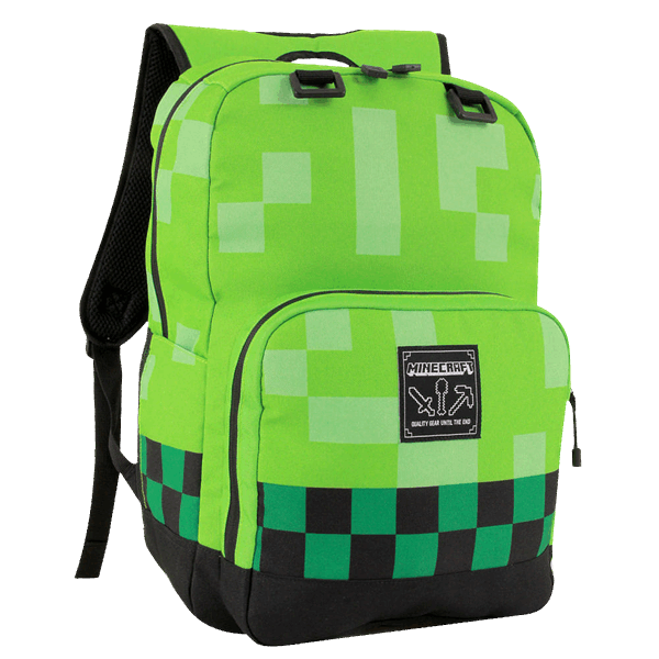 Рюкзак Minecraft Creeper Крипер, зеленый