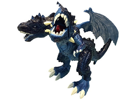 Интерактивная игрушка робот Двухголовый дракон Twin-Headed Dragon, синий