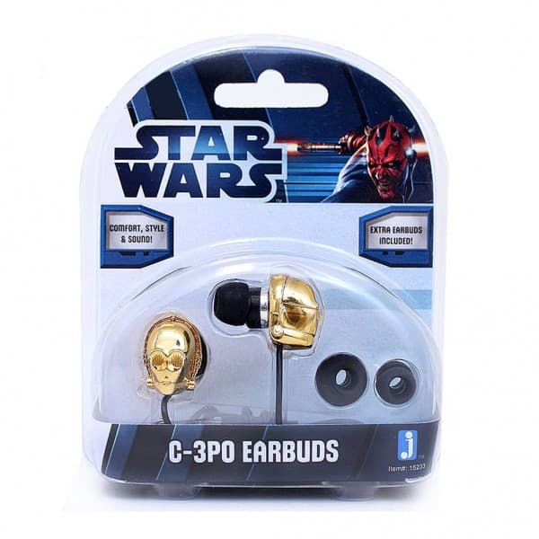 Наушники Jazwares Star Wars C-3PO Earbuds